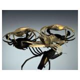 Pair of Mid-Century Modern Volcanic Lava Studio Art Pottery Candle Holders