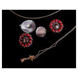 Adrienne Vittadini Sterling Silver Toi et Moi Dual Pearl & CZ Ring - Size 8.75