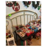 King Headboard & Christmas ornaments