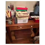 console table & taper candles