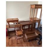assorted accent tables