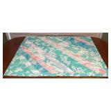 TTM005 Vintage Hawaiian Patchwork Quilt Child/Lap Blanket 