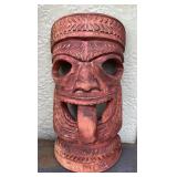 TTM008 Large Carved Wood Samoa Tiki Mask