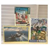 TTM022 Three Jigsaw Puzzles New