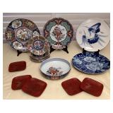 TTM028 Japanese Porcelain Ceramic Serving Plates, Lacquer Ware & More!