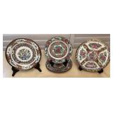 TTM034 Chinese Rose Medallion Porcelain Plates