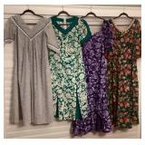 TTM059 Four Vintage Hawaiian Muu Muu’s 