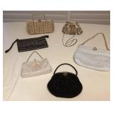 TTM063 Vintage Beaded Evening Bags, Whiting & Davis Metal Mesh Bag & More!