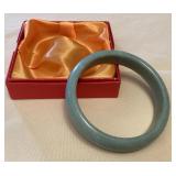 TTM067 Celadon Green Jade Bangle Bracelet New