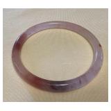 TTM074 Pink & Purple Jade Thin Bangle Bracelet New