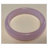TTM076 Lotus Pink Jade Bangle Bracelet New