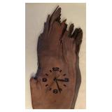 TTM083 Raw Edge Koa Wood Wall Clock