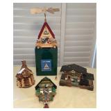 TTM093 Bethlehem Musical Nativity, Alpine House Nativity & Jewelry Box & Cuckoo Clock