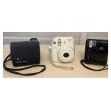 TTM099 Polaroid & Two Fujifilm Instax Cameras 