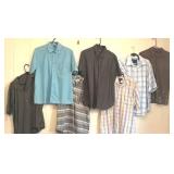 FTH308 - Men’s Collared Shirts ( Clothes Clothing )