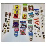 FTH332 - Great Big Lot Of Vintage Pins And Patches