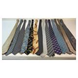 FTH334 - Assorted Silk & Non-Silk Ties-Van Heusen, Jones NY, Structure ( Clothes / Clothing )