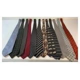 FTH335 - A Variety Of Ties From Nautica, Claiborne, Conte De Milano, & More! ( Clothes / Clothing )