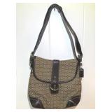 FTH347 - Vintage Coach Soho Signature Jacquard Shoulder Bag ( Luxury / Handbags / Handbag )