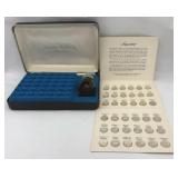 FTH382 - The Franklin Mint Sterling Silver Presidential Mini Coin Set - First Edition ( Coins )