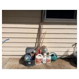 FTH391 - Mystery Lot of Garden Tools & Chemicals 