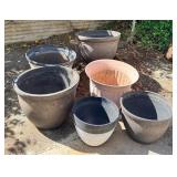 FTH395 - Large Pot Mystery Lot ( Plastic Pots / Garden )