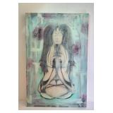 FTH439 - Enigmatic Art - Original Painting Signed by Artist, 2017