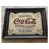 ARS001 - Vintage Framed Coca-Cola Collectible Mirror
