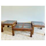 ARS028 - Three Solid Wood Coffee Tables 