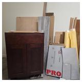 ARS030 - Unfinished Base Cabinet w/Building Materials