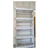 ARS039 - 5-Tier Plastic Storage Rack With Wire Cubes 