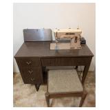 ARS097 - Vintage Singer Sewing Machine Cabinet Desk
