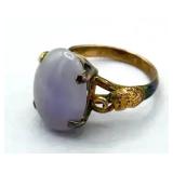 ARS109 - 14K Gold Ring with Jade