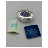 ARS120 - Antica Murrina Veneziana Murano Glass, Silver, and Gold Jewelry Box