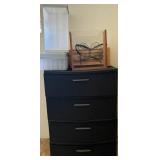 ARS123 - Plastic 4 Tier Dresser With Storage Containers 