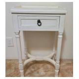 ARS125 - Nightstand In White Painted Solid Wood