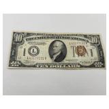 ARS141 - WWII Hawaii Overprint $10 Bill
