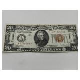 ARS142 - WWII Hawaii Overprint $20 Bill 