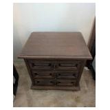 ARS165 - Vintage 3-Drawer Solid Wood Nightstand