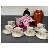 ARS236 - Shafford Tea Set, Japanese Doll, Kutani Vase