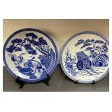 ARS270 - 2 Beautiful Blue & White Platters