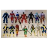 CCM014 Fourteen Vintage Super Hero Action Figures