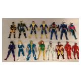 CCM015 Fifteen Vintage Super Hero Action Figures