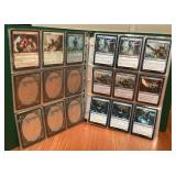 CCM022 Binder Full Of Over 450 Magic The Gathering Trading Cards 