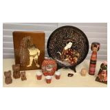 CCM100 Japanese Kokeshi Dolls, Geisha Ware, Lacquer Ware & More!