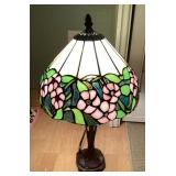 CCM133 Tiffany Style Cherry Blossom Stained Glass Table Lamp New