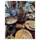 More china, crystal, handmade vintage beaded Christmas napkin rings