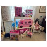 Barbie accessories and vehicles