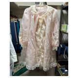 Vintage night gown and robe set