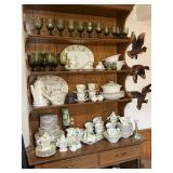 Huge collection of Poppytrail china by Metlox, Calif